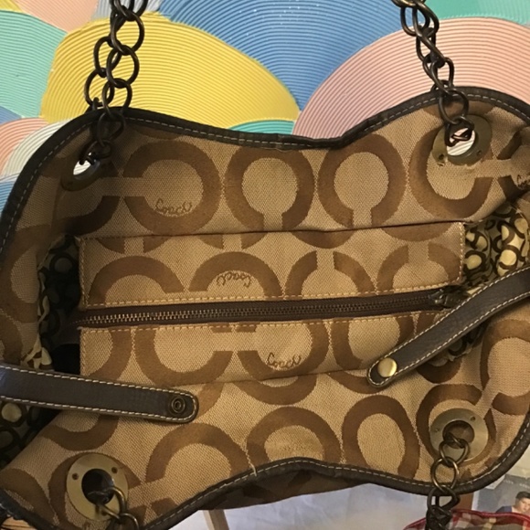 Original Coach leather shoulder bag - Picture 6 of 8